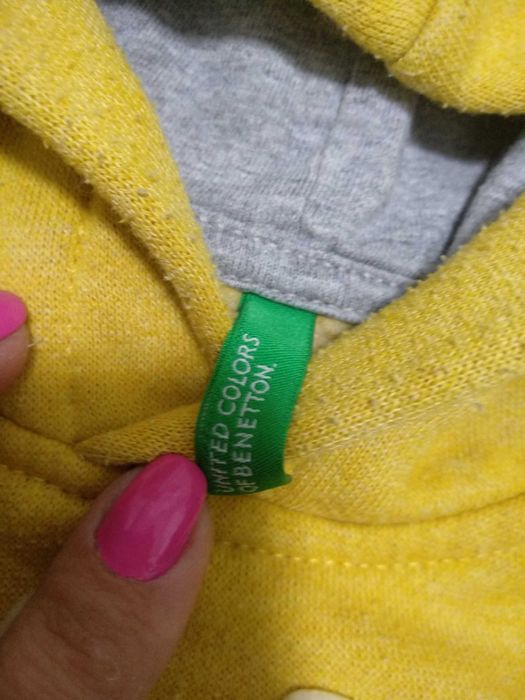 Bluza z kapturem chłopięca niemowlęca rozmiar 74