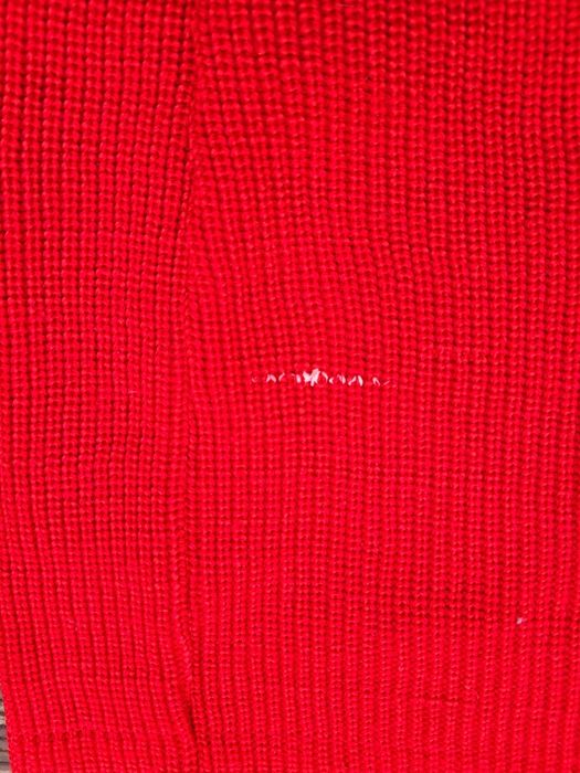 Getry hokejowe czerwone 60 cm