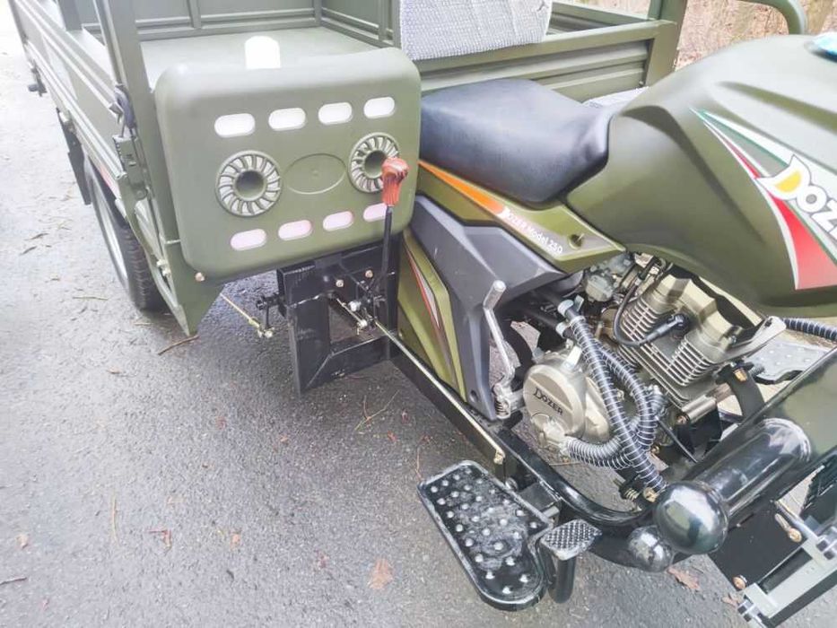 Трицикл бензиновий 200 куб Дозер вантажний муравей Dozer без передплат