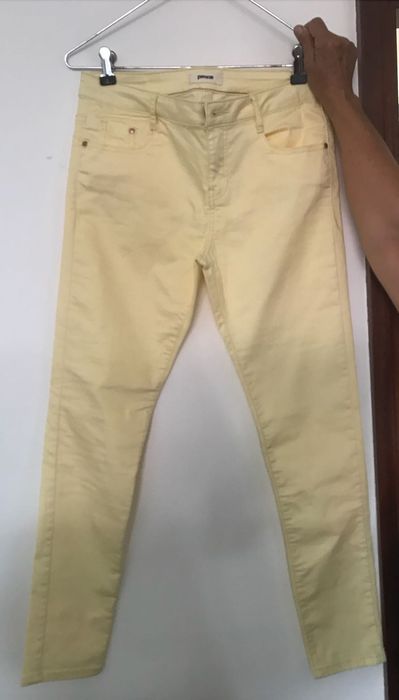 Calças Amarelo Claro Nº 40