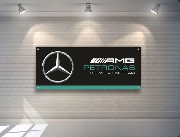 Baner plandeka Mercedes AMG Petronas 200x100cm