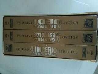 Edição Especial  saga "Guerra das Estrelas" VHS 3 vol