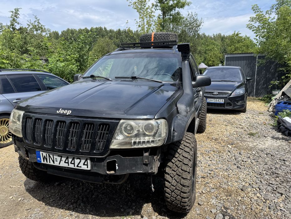 Jeep Grand Cherokee WJ 4.7 LPG snorkel opony 32” stalowe zderzaki