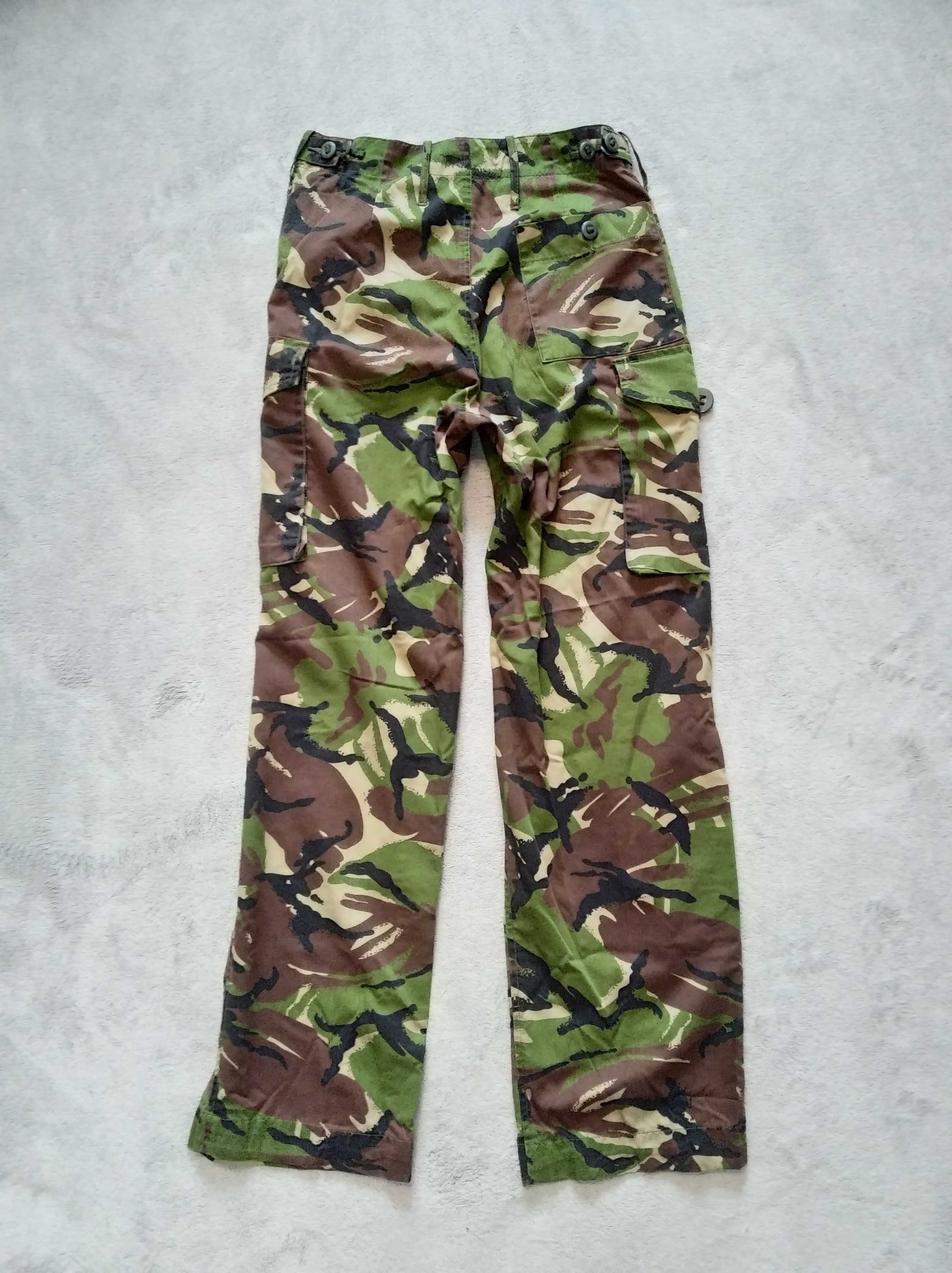 Spodnie bojówki moro Combat Woodland roz. XS/S pas 72 cm