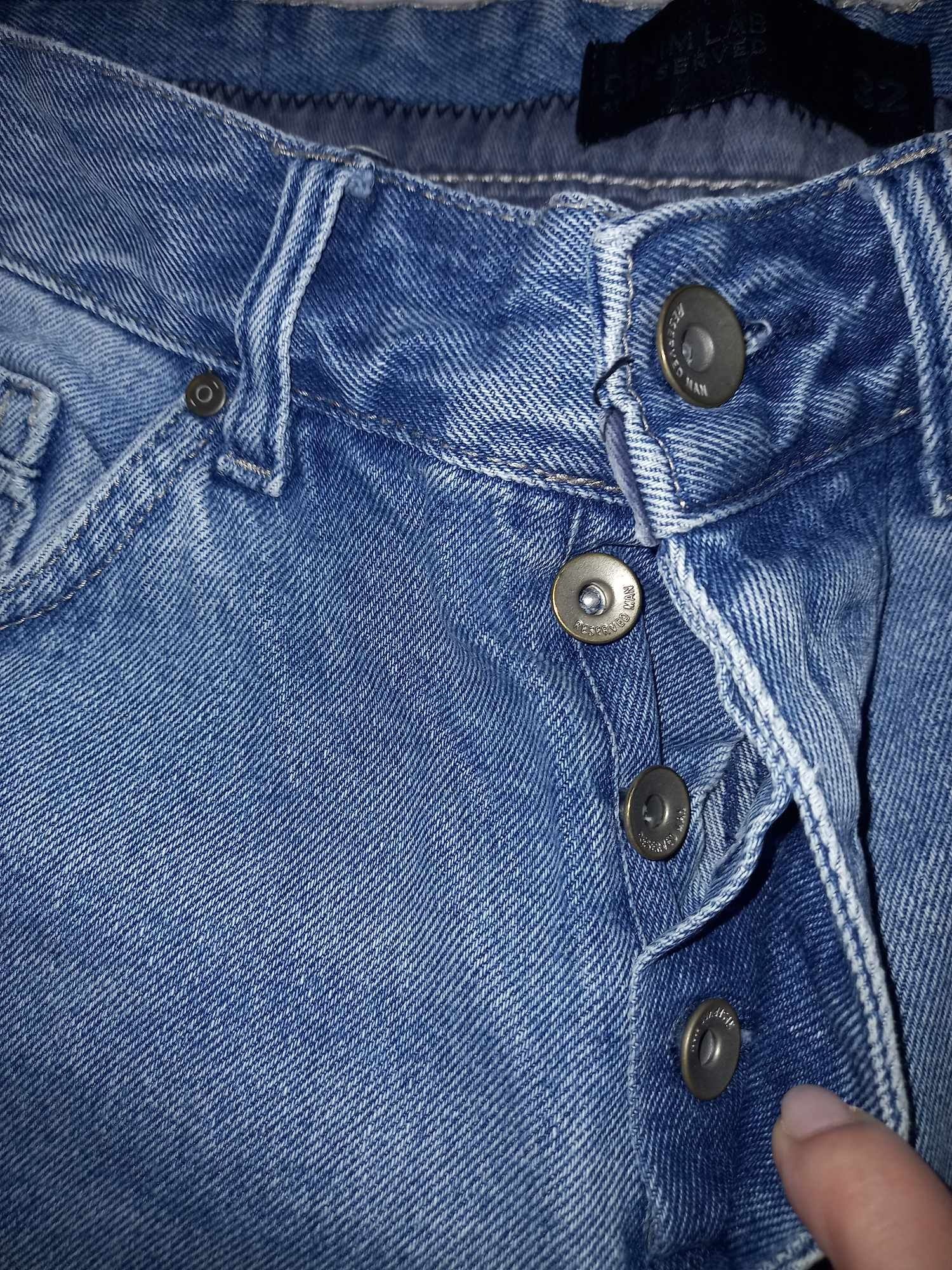 Spodenki krótkie męskie jeansowe Reserved rozmiar 32