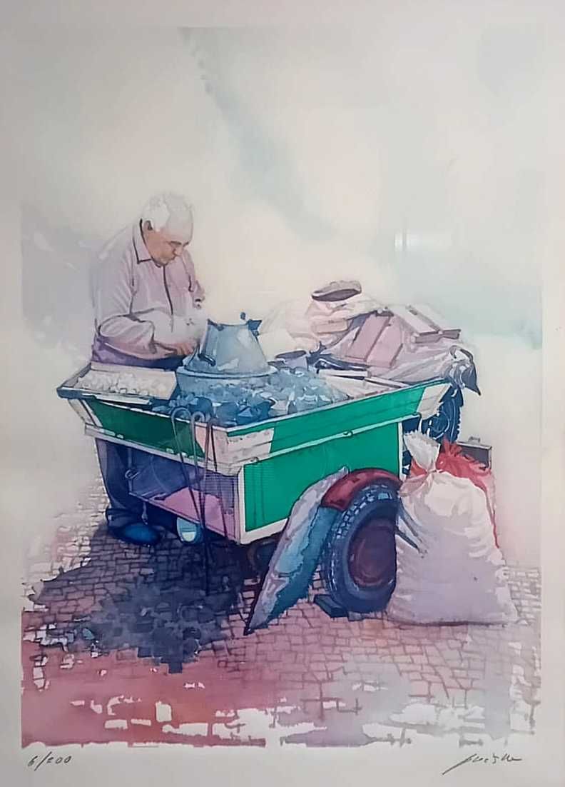 Serigrafia emoldurada