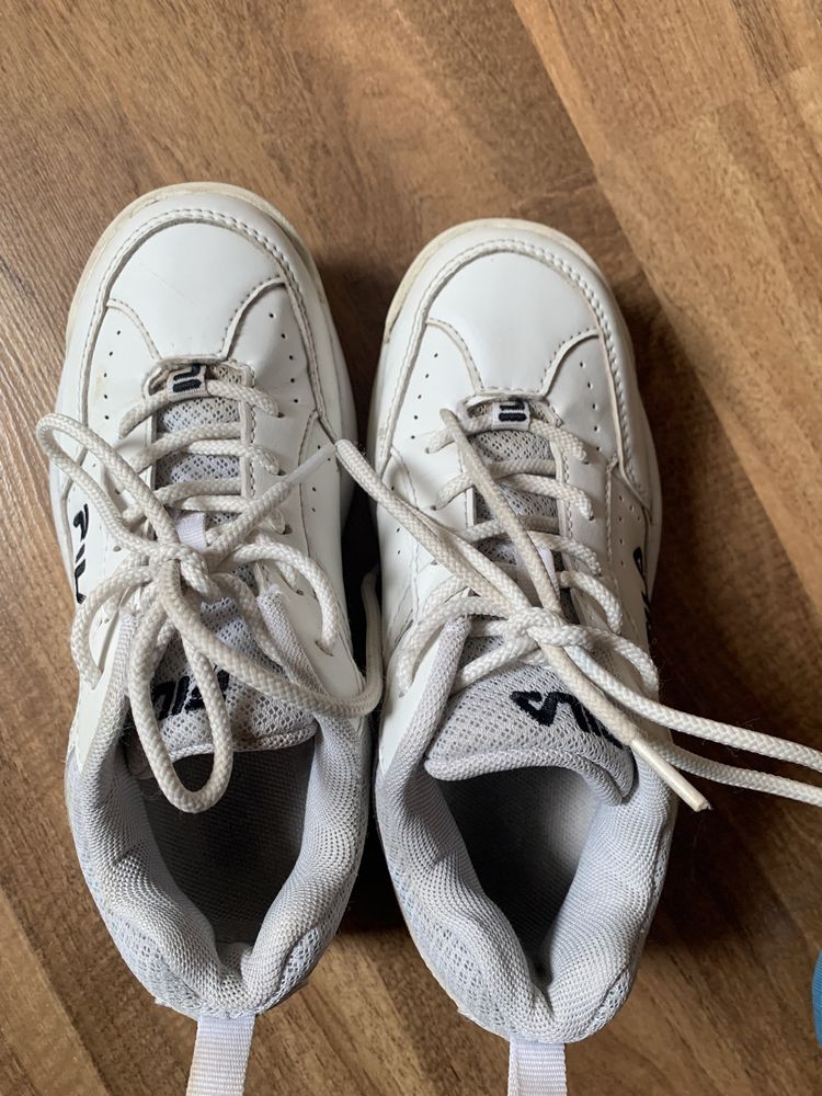 Adidasy sneakersy białe fila 33