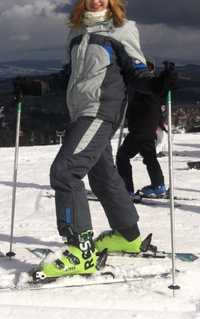 Strój narciarski kurtka spodnie narty snowboard S
