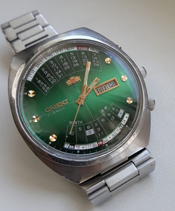 Zegarek męski Orient Patelnia, Cesarski, automatic 21 jewels