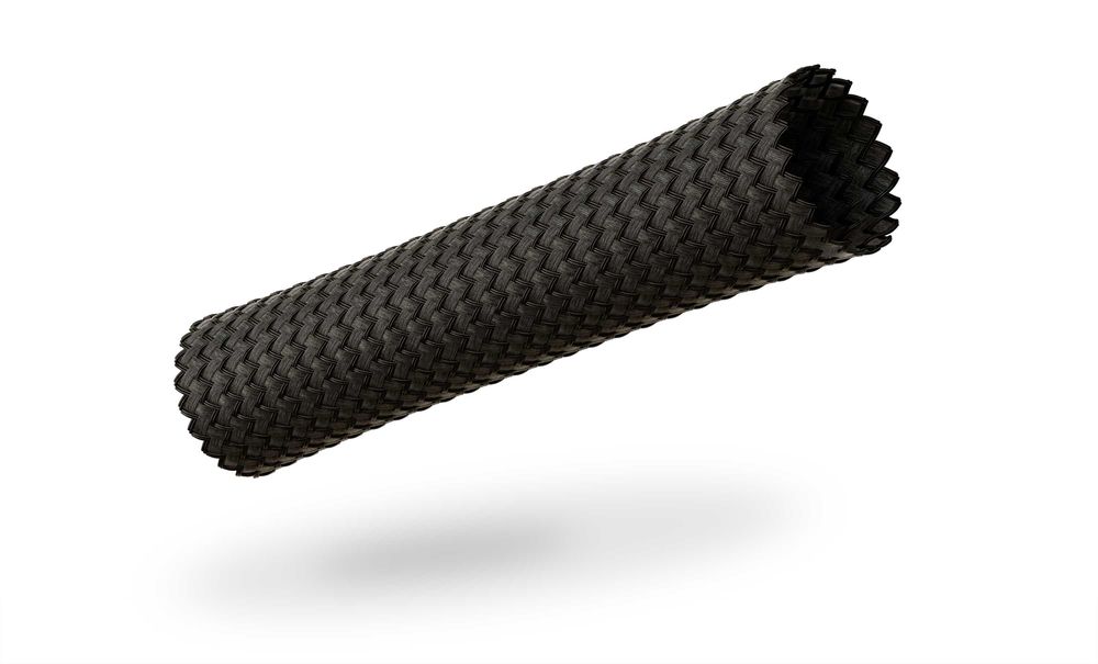 VIABLUE Oplot do kabli / Cable Sleeve - BLACK Small - Cena za 1 mb