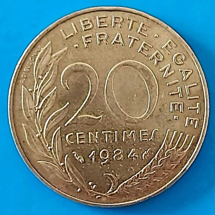 20 Cêntimos de 1984 de França