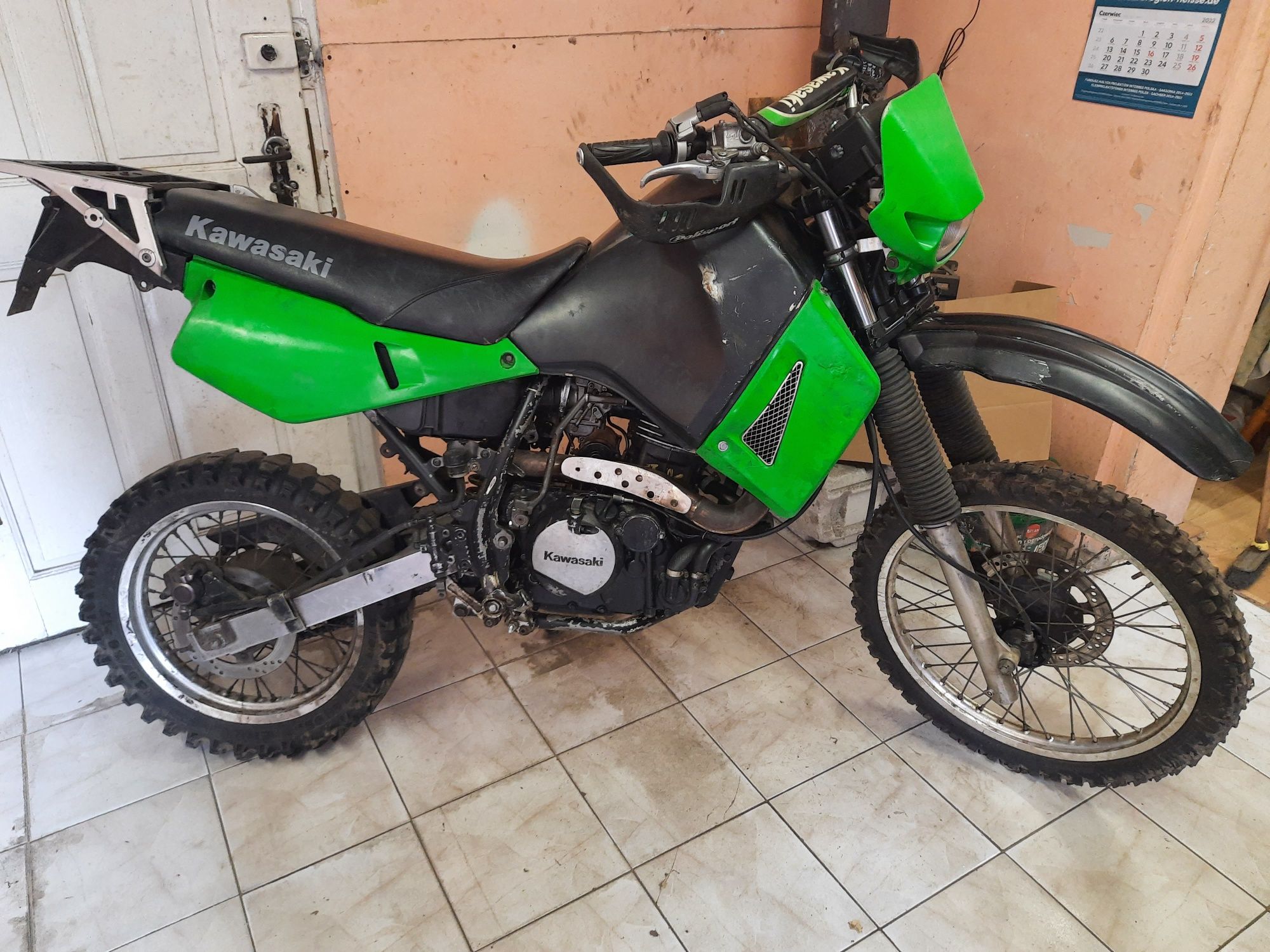 Kawasaki KLR 650 / 600 części koło bak manetka owiewka siedzenie kopka