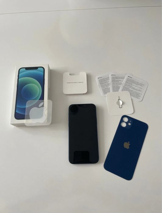 iPhone 12 blue 64GB 86% kondycji zestaw z pudełkiem idalny apple ios