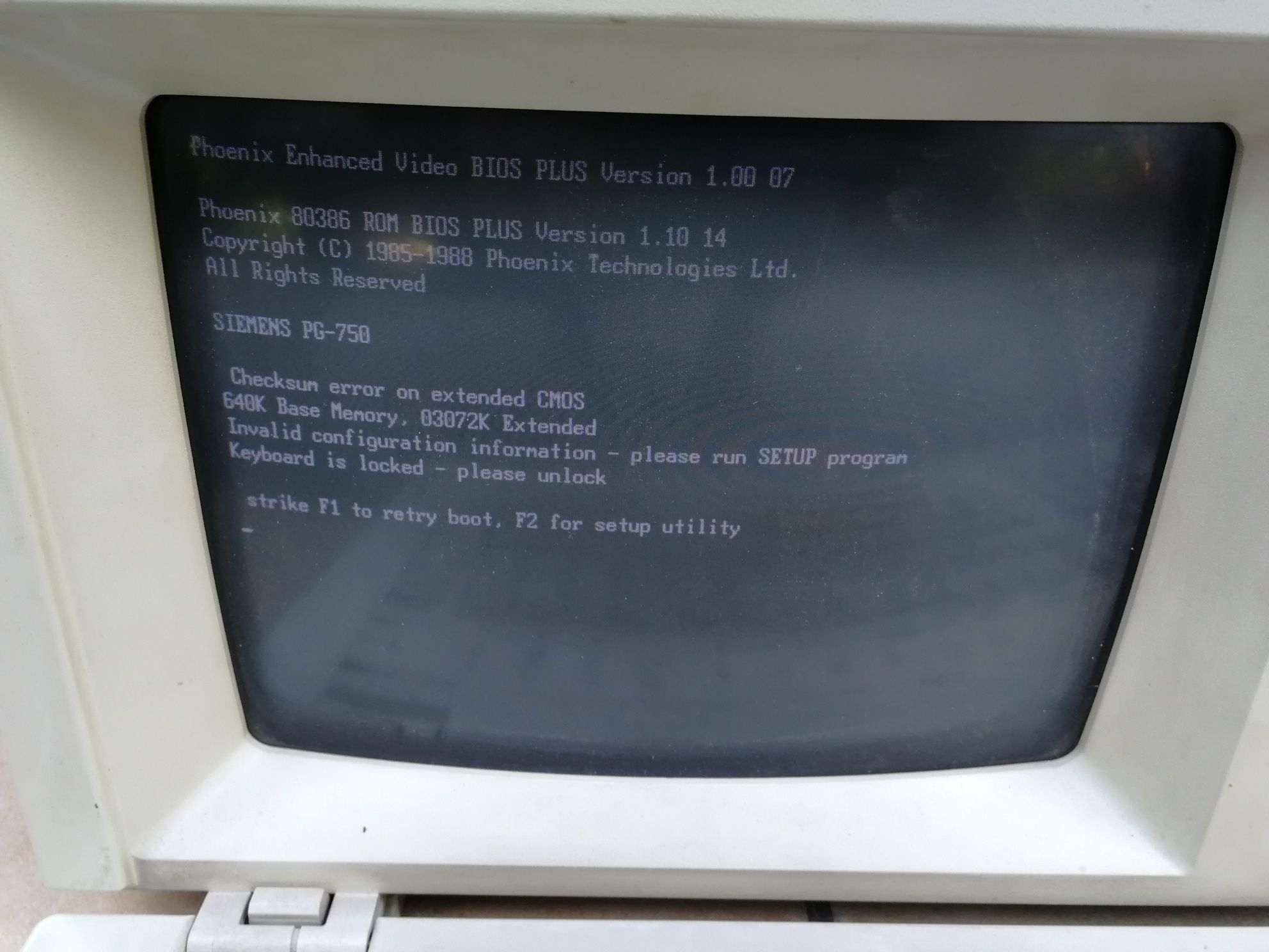Siemens pg 750 retro laptop komputer wysyłka