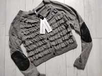 Vero Moda nowy sweter sweterek r 40 falbanki