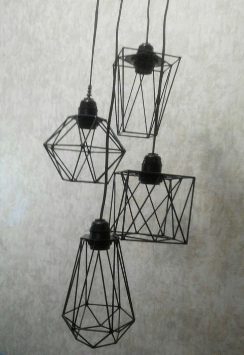 Плафоны для люстры "паука" лофт