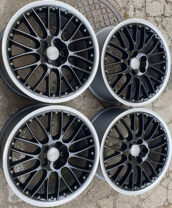 Alufelgi Audi BBS RS 861 19 5x112 8.5J ET 48 Felgi ori czarne 2tlg