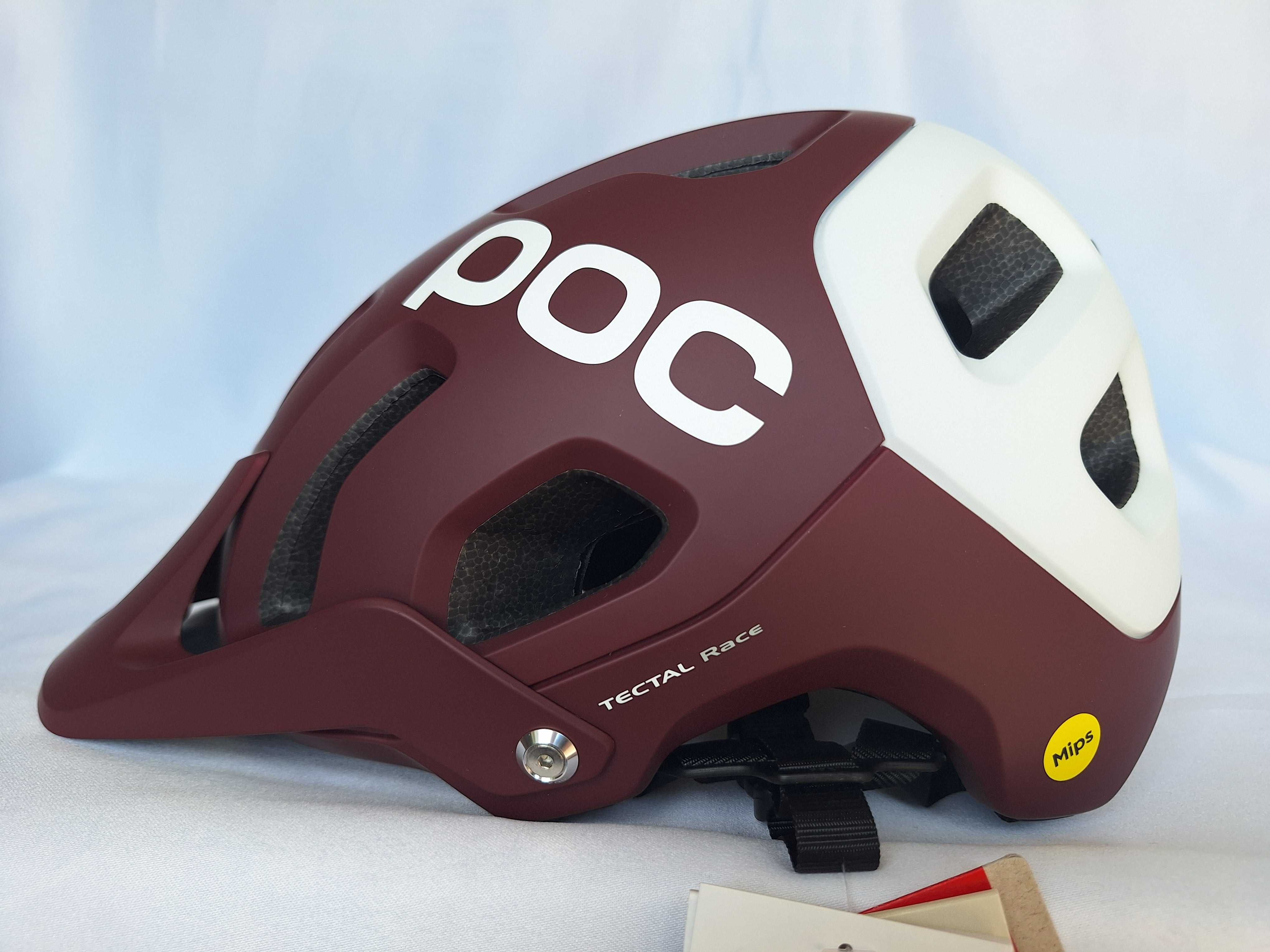 Kask rowerowy Poc Tectal Race Mips Garnet Red White M/L 55-58cm