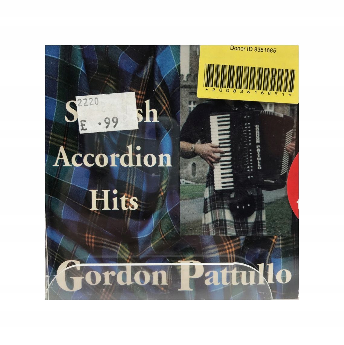 cd - gordon pattullo - scottish accordion hits