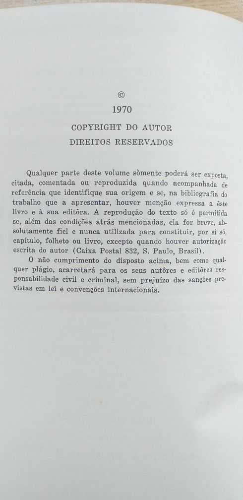 Livro de 1970.