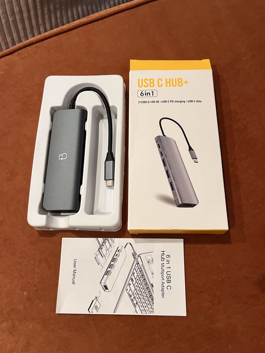 HUB USB-C HDMI 4k USB 3.0 Gen 1 PD Power Delivery 100W