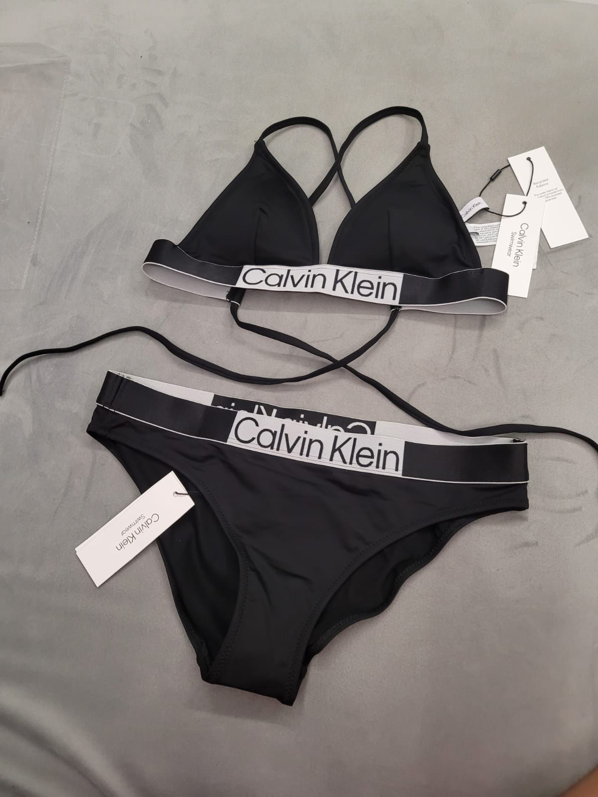 Nowy oryginalny dwuczęściowy strój kąpielowy Calvin Klein
