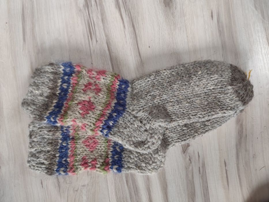 В'язані капці (шкарпетки] із овечої шерсти %100 ОПТОМ і РОЗДРІБ