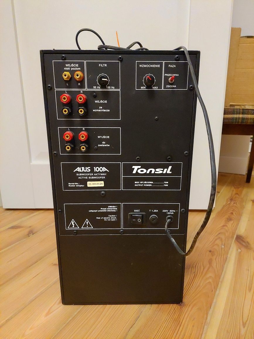Tonsil ALTUS 100A Subwoofer aktywny
