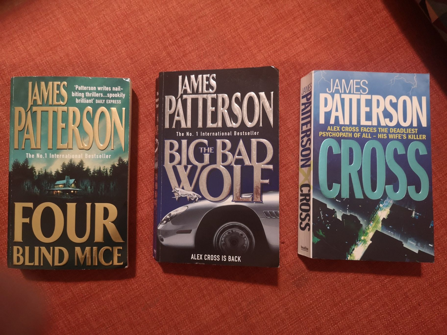 Livro James Patterson - Four Blind Mice - Big Bad Wolf - Cross