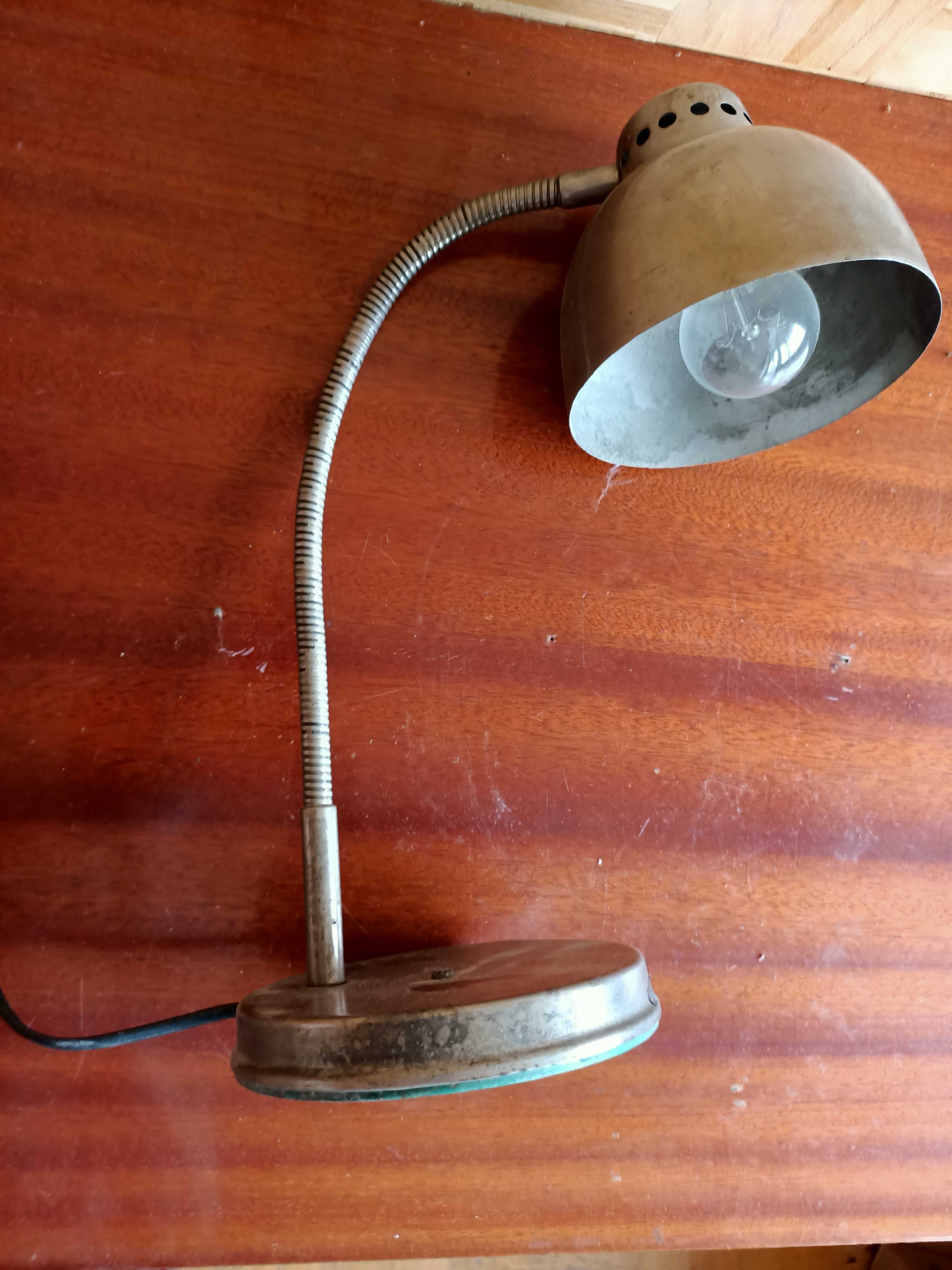 Stara lampa biurowa epoka PRL