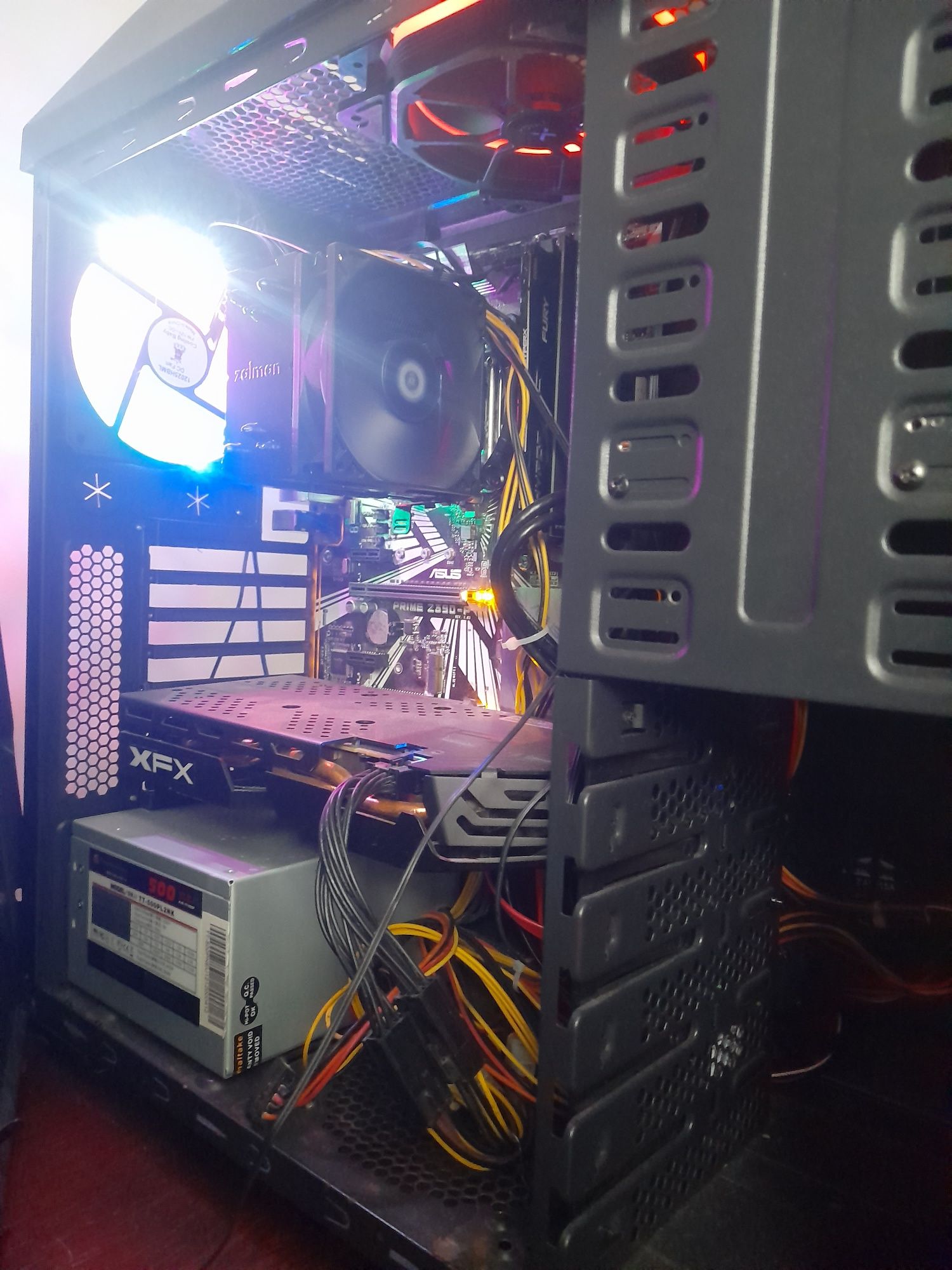 Продам ігрову зборку з монітором на базі ddr4
