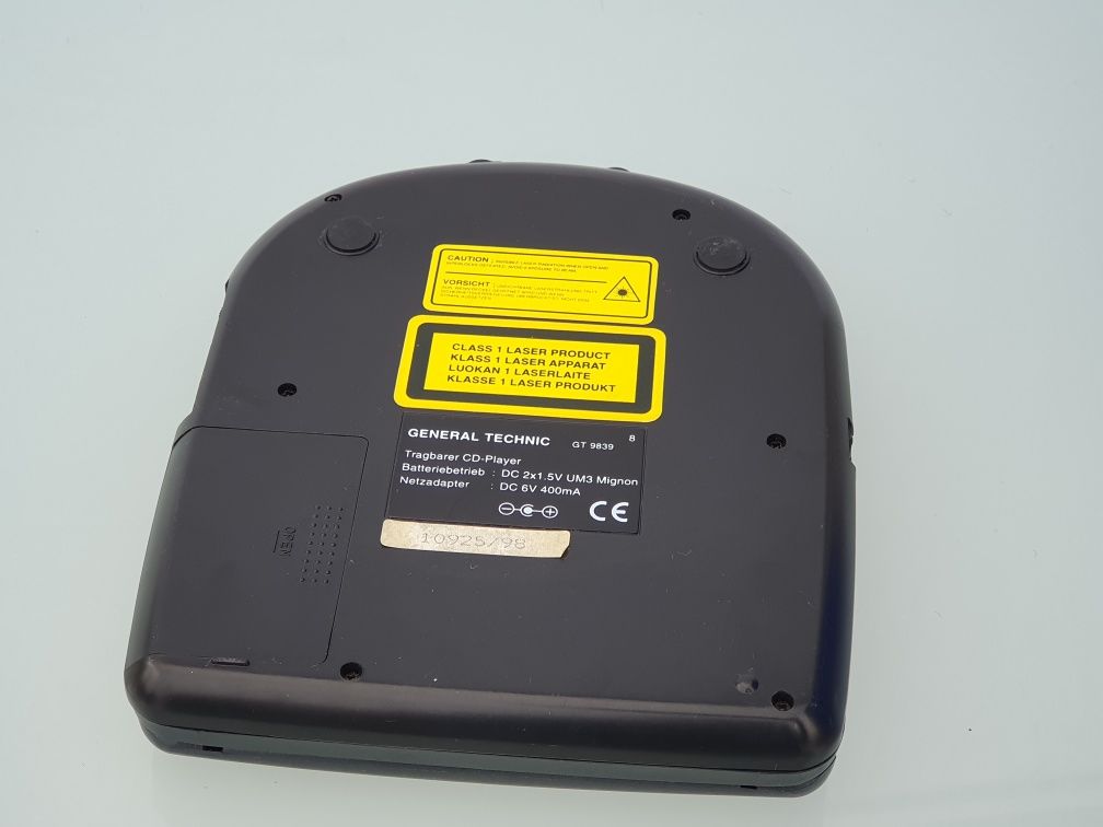 Odtwarzacz CD discman general technic gt9839