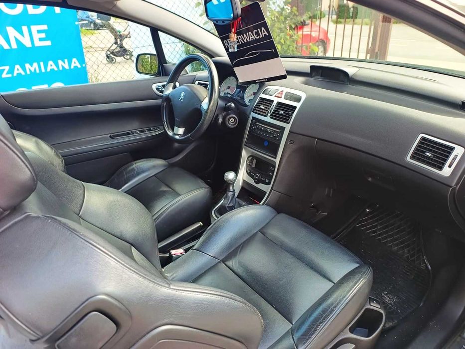 Peugeot 307 LPG 2.0 cabrio bogate wyposażenie sprawny hardtop skóry