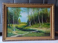 Duży obraz 75x55cm malowany na płótnie pejzaż Wrocław