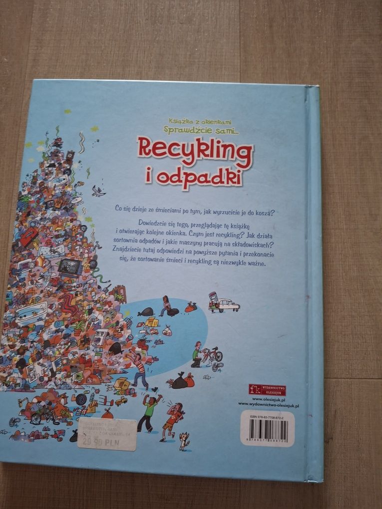 Recycling i odpady. Książka z okienkami.