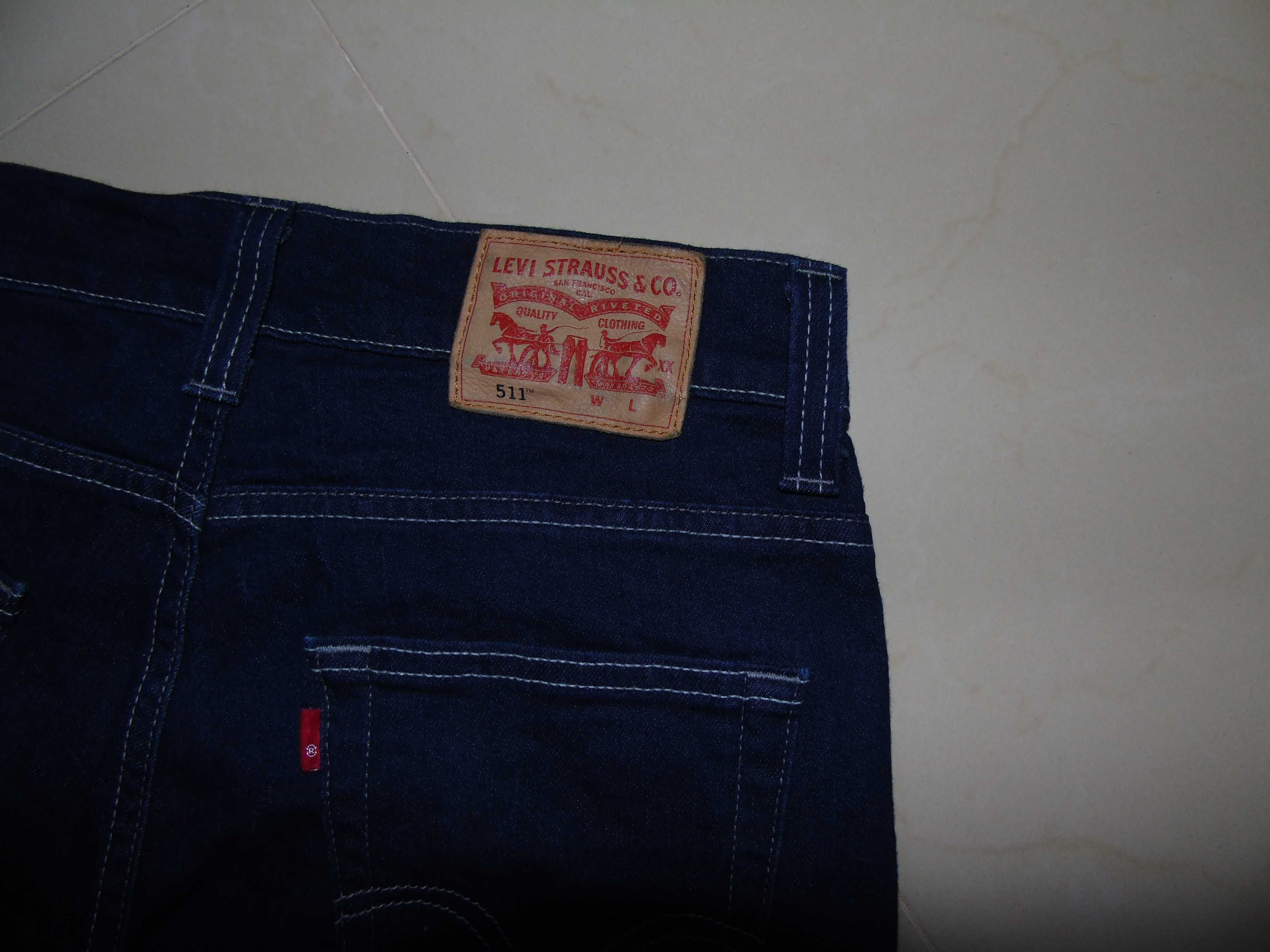 Levis 511 33/32 Spodnie Piękne