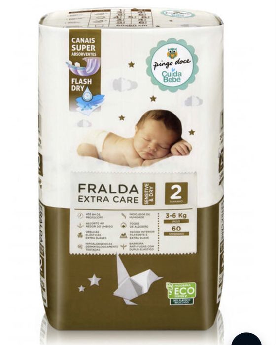 Fraldas Pacotes Fechados T2