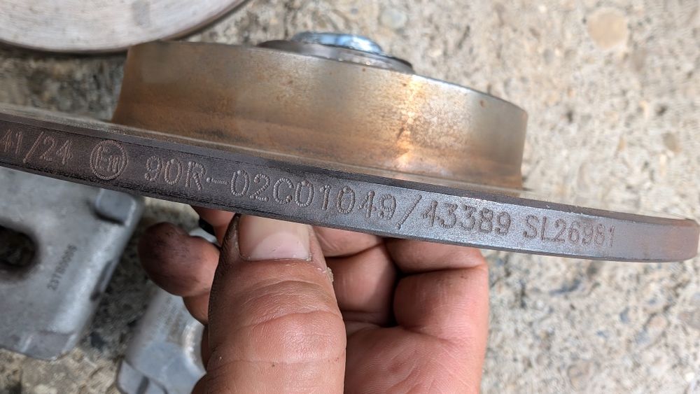 Диски тормозні , супорт Пежо 307  Сітроен С4