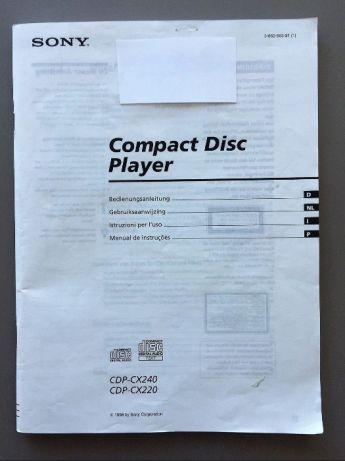 Sony Compact Disc Player für 200 CD's