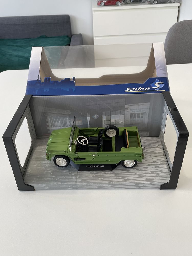 Model Citroen Mehari 1/18 Solido green 1:18 jak Bburago Maisto MCG NZG