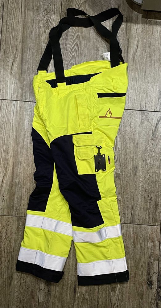 Meskie Zimowe Spodnie Robocze FRISTADS HiVis TRUDNOPALNE XL sklep 1560