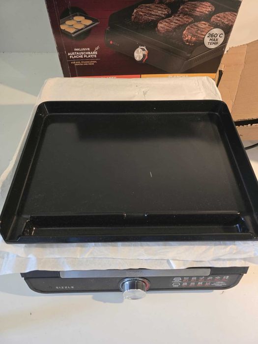 Ninja Sizzle Indoor Grill elektryczny i patelnia, dwie wymienne płyty