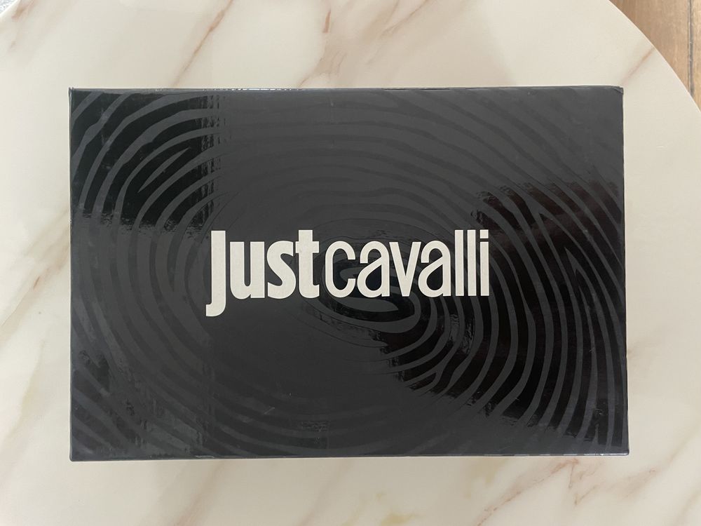 Buty szpilki projektanta Just Cavalli oryginalne