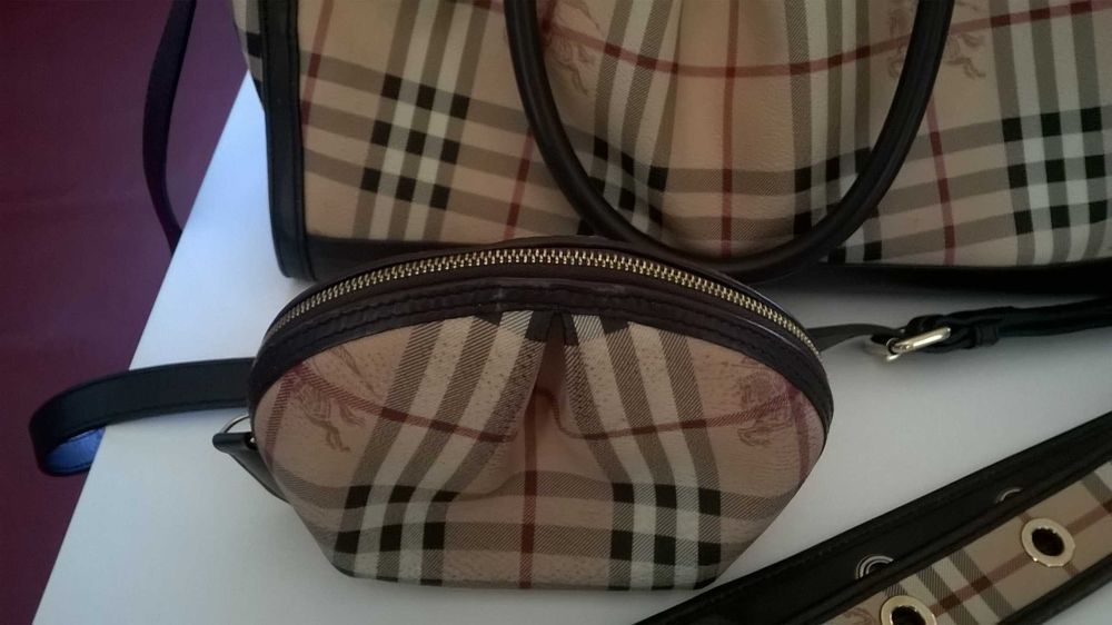 mala grande e bolsa Burberry