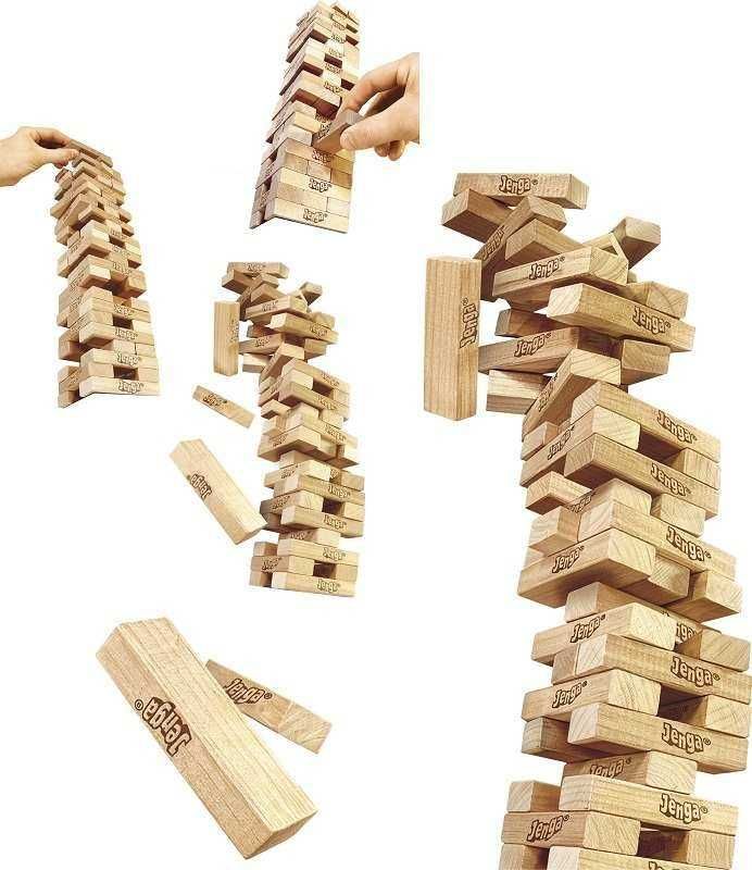 Nowe Klocki Jenga Hasbro gra zręcznościowa
