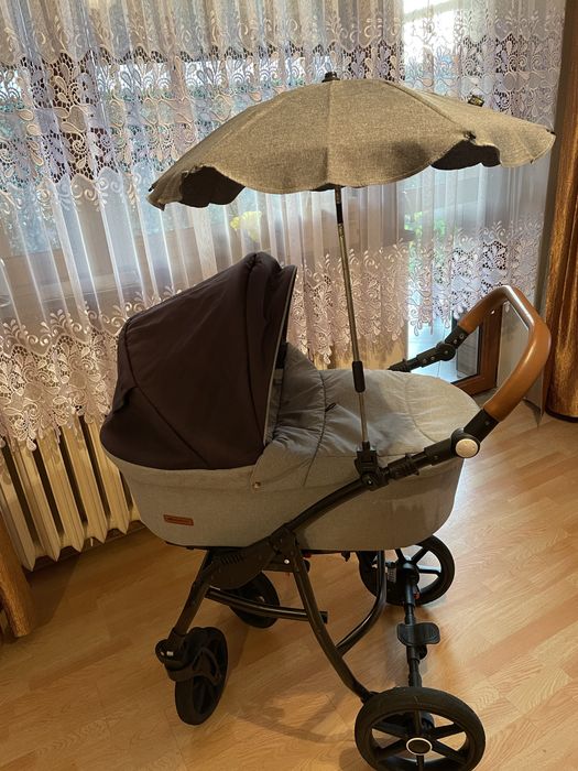 Wózek wielofunkcyjny 3w1 Riko Basic Plus Grey Fox