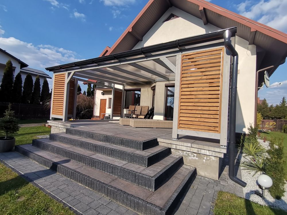 Weranda zadaszenie wiata taras pergola zadaszenie tarasu