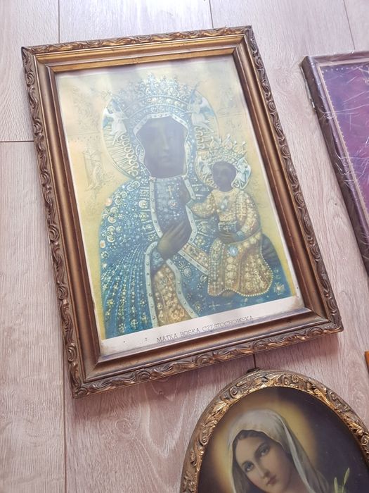 Stare obrazy matki boskiej. Licheńskiej. J. P drugiego