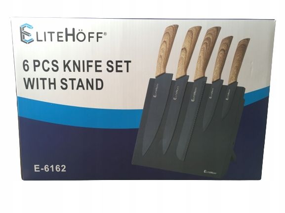 Komplet noży w pudełku Elitehoff Ceramic Knife 5 szt.