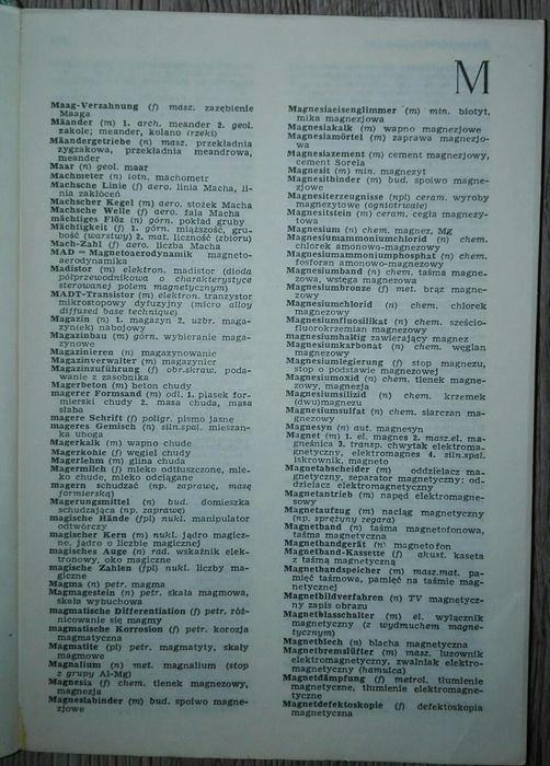 Słownik naukowo-techniczny niemiecko polski
